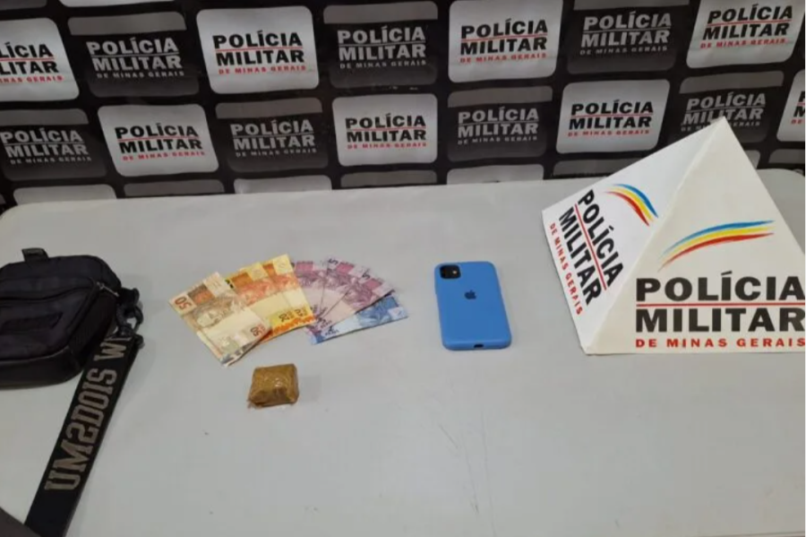 Polícia Militar prende homem por tráfico de drogas em Santa Bárbara